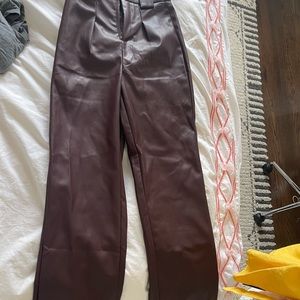 Leather pants